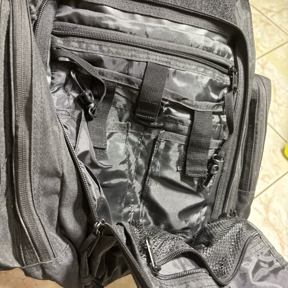 HSD HighSpeedDaddy Tactical Men's Backpack Baby Diaper Bag Black Veteran - Picture 4 of 4